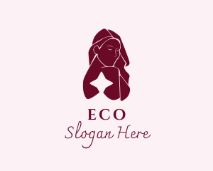 Lady - Beauty Star Woman logo design