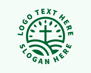 Leaves - Green Cross Charity logo design