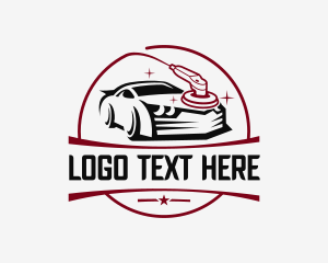 Polishing - Car Buffing Polisher logo design