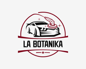 Detailer - Car Buffing Polisher logo design