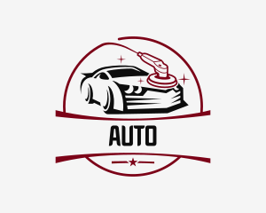 Restoration - Car Buffing Polisher logo design