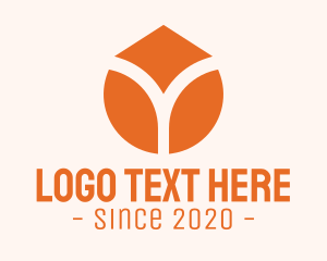 Letter Y - Orange Housing Letter Y logo design