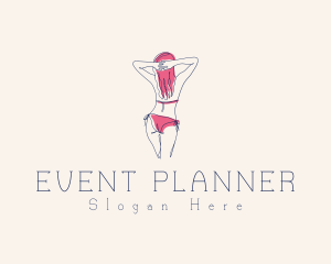 Feminine Hygiene - Pink Feminine Bikini logo design
