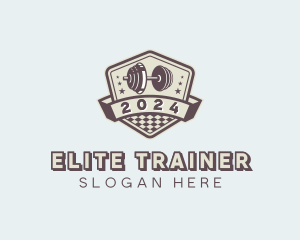 Dumbbell Gym Training logo design