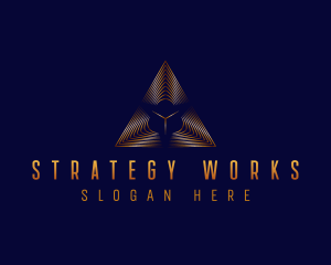 Premium Pyramid Firm logo design