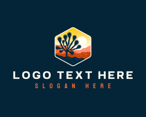 Mountain - Joshua Tree Desert logo design