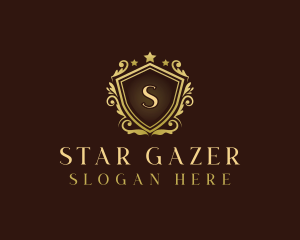 Shield Premium Star logo design