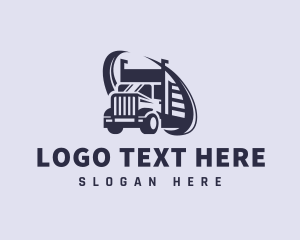 Frieght - Express Truck Logistics logo design
