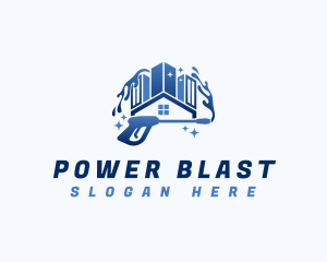 Power Wash Clean Residence logo design