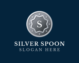 Silver Coin Letter logo design