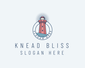 Coastal Sea Lighthouse  Logo