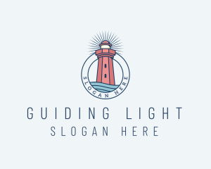 Coastal Sea Lighthouse  logo design