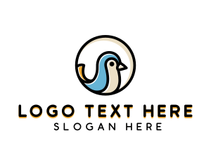 Eco - Blue Bird Pet logo design