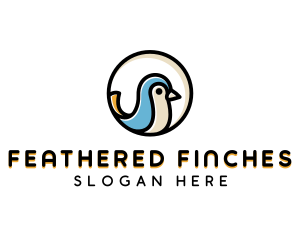 Blue Bird Pet logo design