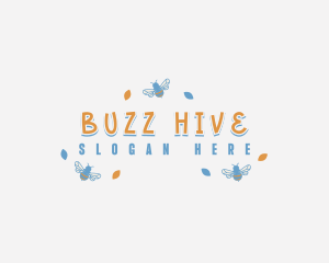 Nature Bee Insect logo design