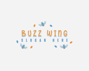 Nature Bee Insect logo design