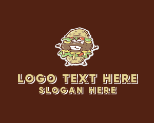 Mascot - Burger Meal Stand logo design