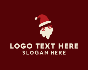 Santa Claus Hat - Santa Claus Costume logo design