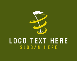 Golf - Golf Flag Twister logo design