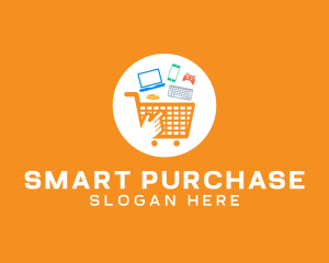 Buying - Online Gadget Shopping logo design