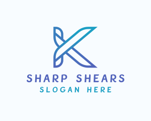 Shears - Fashion Tailoring Shears logo design