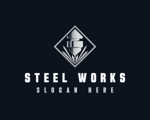 Metal Laser Milling logo design