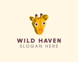 Wild Giraffe Zoo  logo design