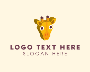 Head - Wild Giraffe Zoo logo design