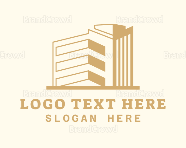Corporate Real Estate Building Logo