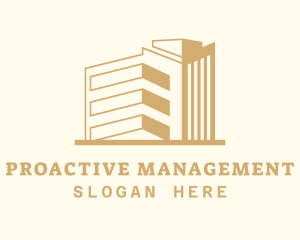 Management - Building Real Estate Construction logo design