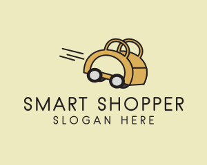 Shopper - Fast Shopping Bag logo design
