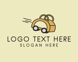 Freight - Fast Shopping Bag logo design