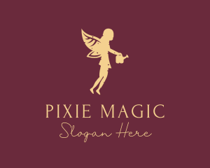 Pixie - Gardening Pixie Fairy logo design