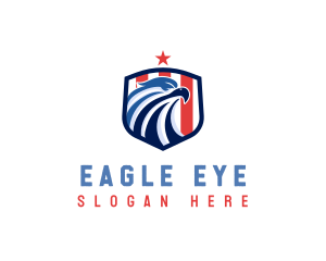 American Eagle Patriotic Bird logo design