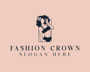 Bikini Fashion Woman logo design