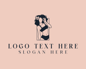 Bikini Fashion Woman Logo