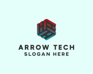 Software Tech Cube logo design