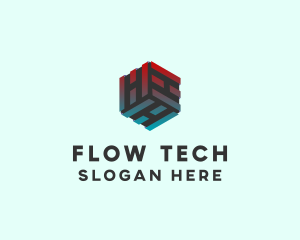 Software Tech Cube logo design