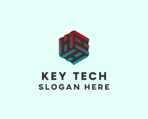 Software Tech Cube logo design