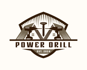 Drill Repair Renovation logo design