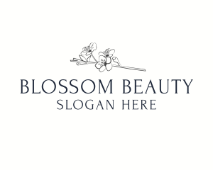 Blossom - Floral Blossom Wordmark logo design