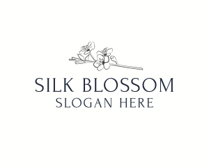 Floral Blossom Wordmark logo design