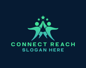 Outreach - Human Friend Support logo design