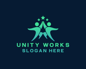 Collaboration - Human Friend Support logo design
