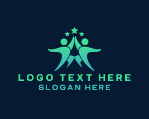 Collaboration - Human Friend Support logo design