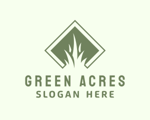 Grass - Green Grass Yard logo design