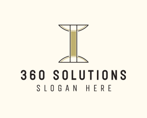 Simple Minimalist Pillar Business logo design