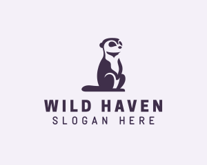 Wildlife Meerkat Mongoose logo design