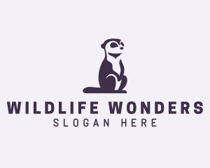 Wildlife Meerkat Mongoose logo design