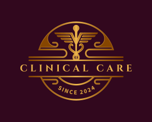 Caduceus Health Center logo design